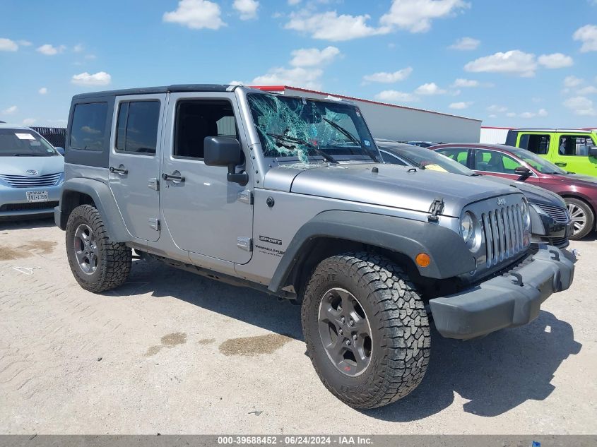 2018 JEEP WRANGLER JK UNLIMITED SPORT S 4X4