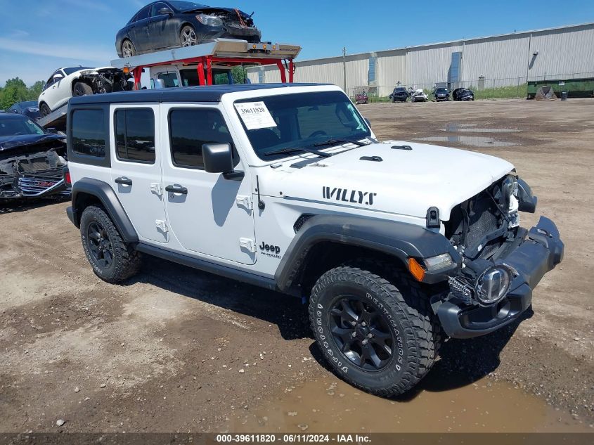 2021 JEEP WRANGLER UNLIMITED WILLYS 4X4