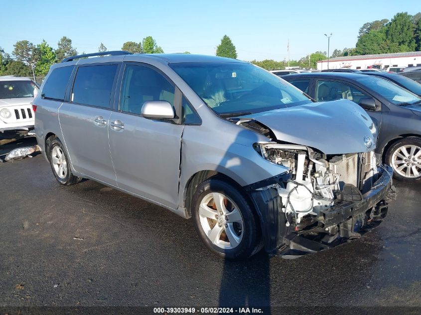 2017 TOYOTA SIENNA LE 8 PASSENGER