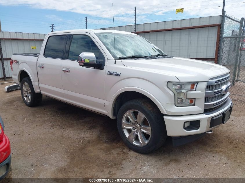 2017 FORD F-150 PLATINUM