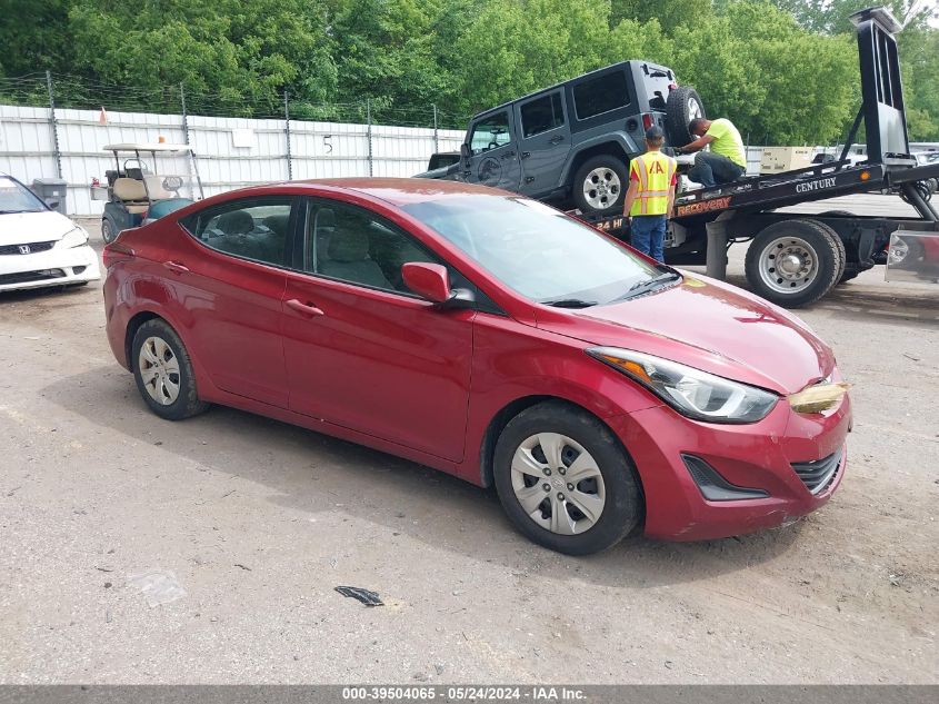 2016 HYUNDAI ELANTRA SE