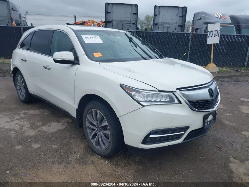 2014 ACURA MDX TECHNOLOGY PACKAGE