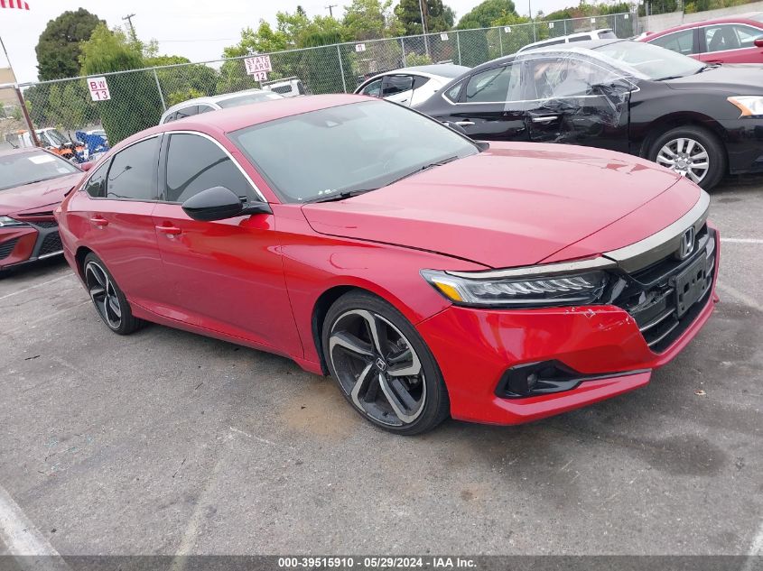 2021 HONDA ACCORD SPORT