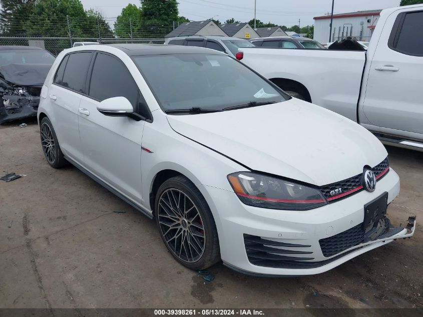 2015 VOLKSWAGEN GOLF GTI 2.0T SE 4-DOOR