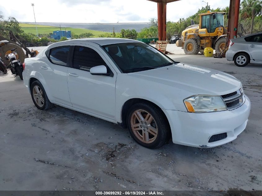 2012 DODGE AVENGER SXT