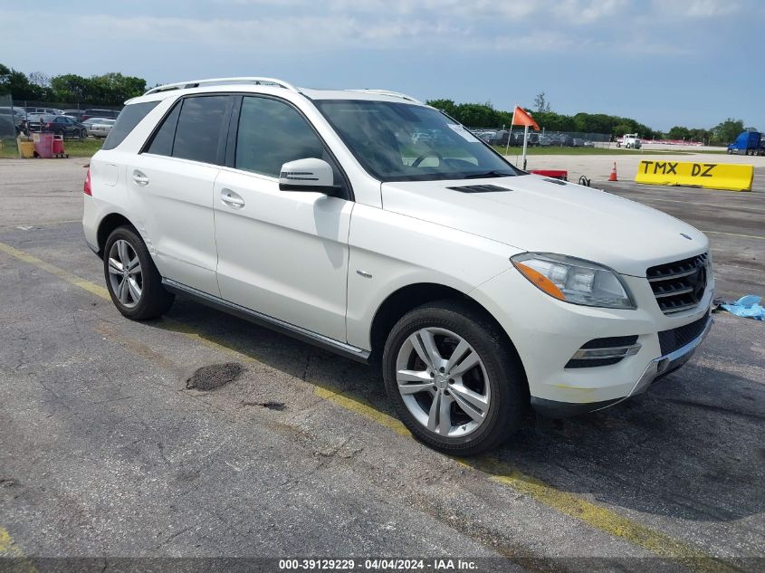 2012 MERCEDES-BENZ ML 350 4MATIC