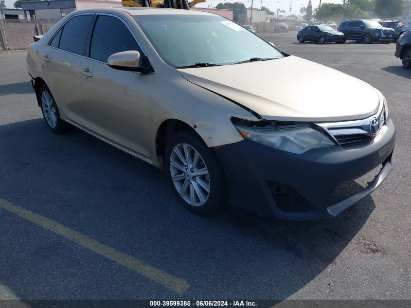 2012 TOYOTA CAMRY XLE V6