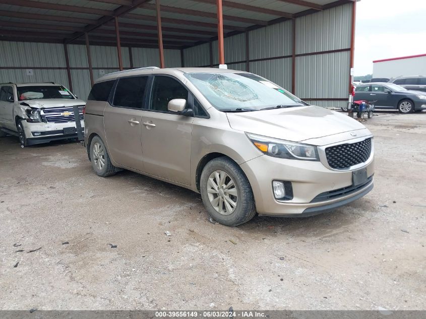 2016 KIA SEDONA LX