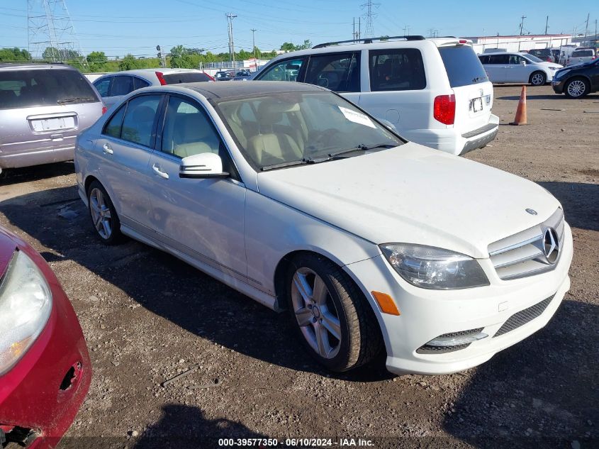 2011 MERCEDES-BENZ C 300 LUXURY 4MATIC/SPORT 4MATIC