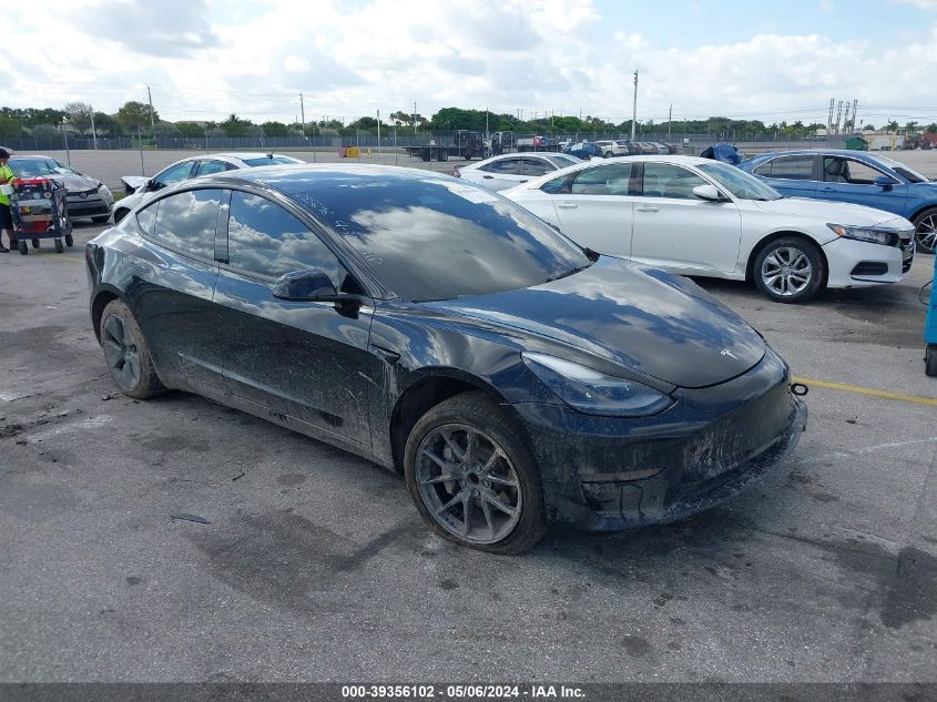 2021 TESLA MODEL 3 STANDARD RANGE PLUS REAR-WHEEL DRIVE