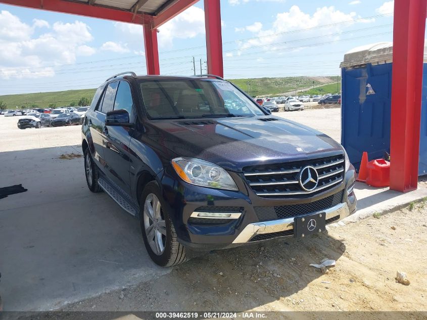 2012 MERCEDES-BENZ ML 350 4MATIC