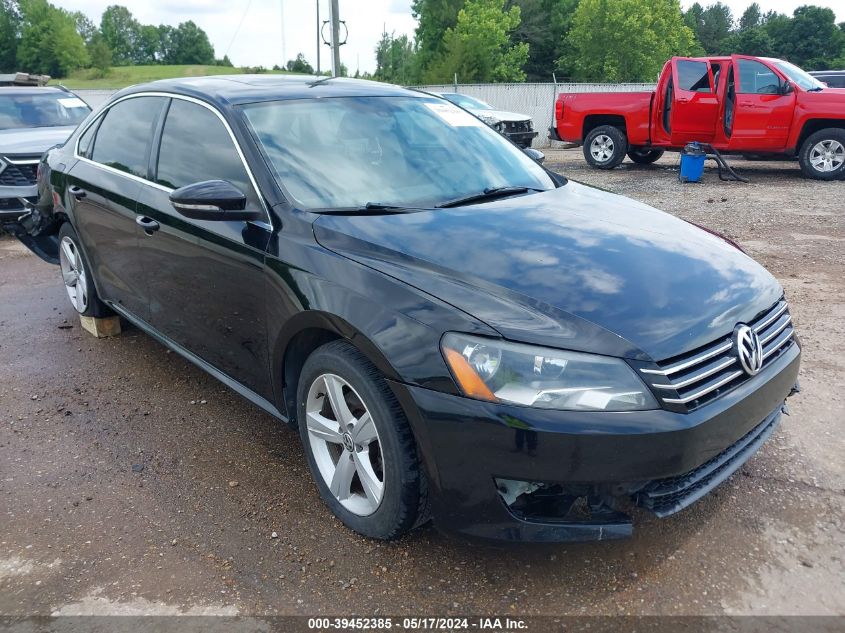 2012 VOLKSWAGEN PASSAT 2.5L SE