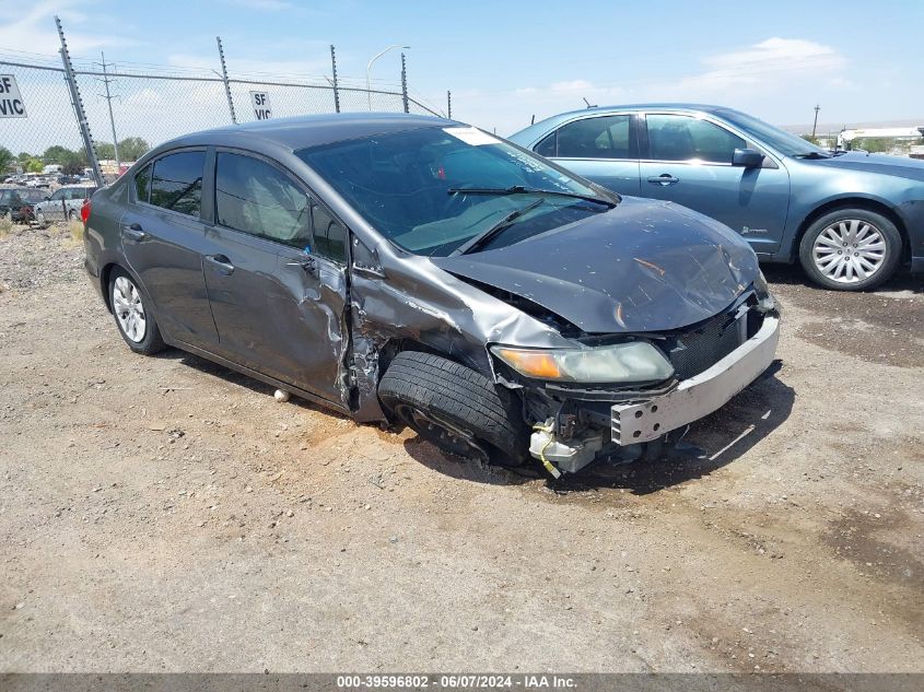 2012 HONDA CIVIC LX