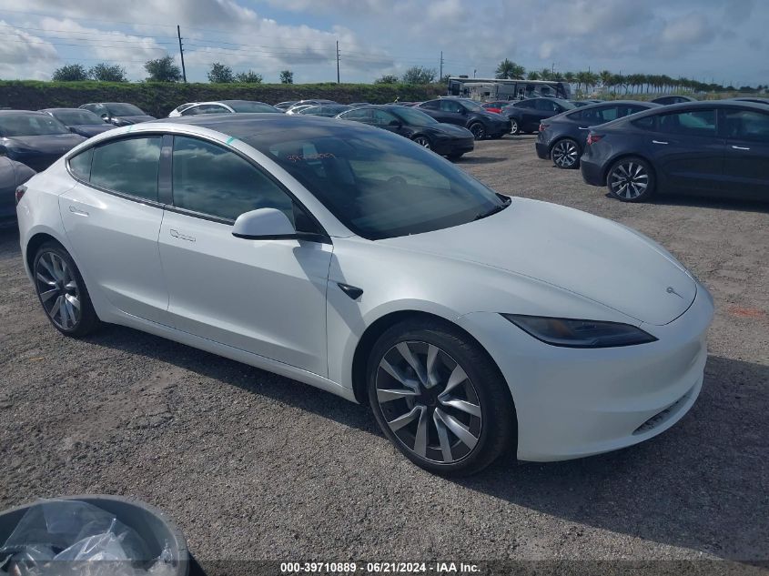 2024 TESLA MODEL 3