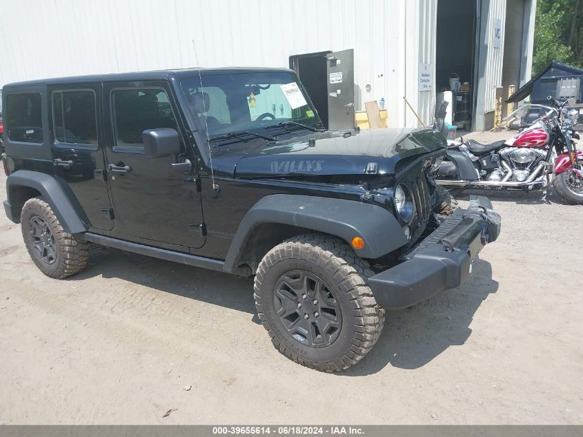 2016 JEEP WRANGLER UNLIMITED WILLYS WHEELER