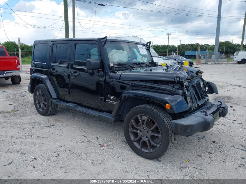 2017 JEEP WRANGLER UNLIMITED SAHARA 4X4