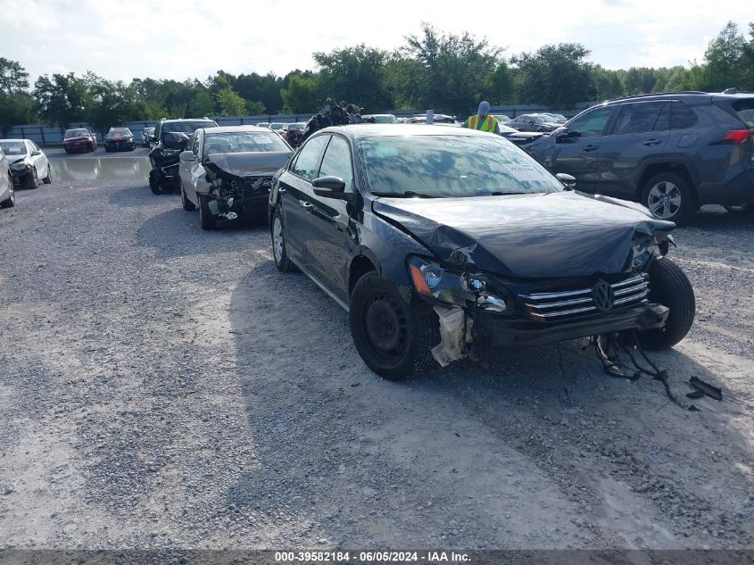 2014 VOLKSWAGEN PASSAT 2.5L S