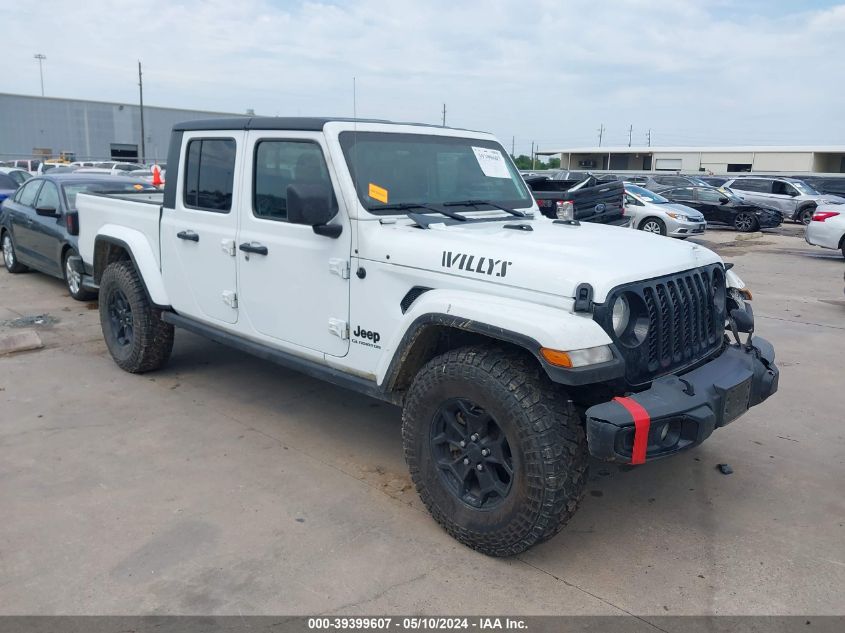 2022 JEEP GLADIATOR WILLYS SPORT 4X4