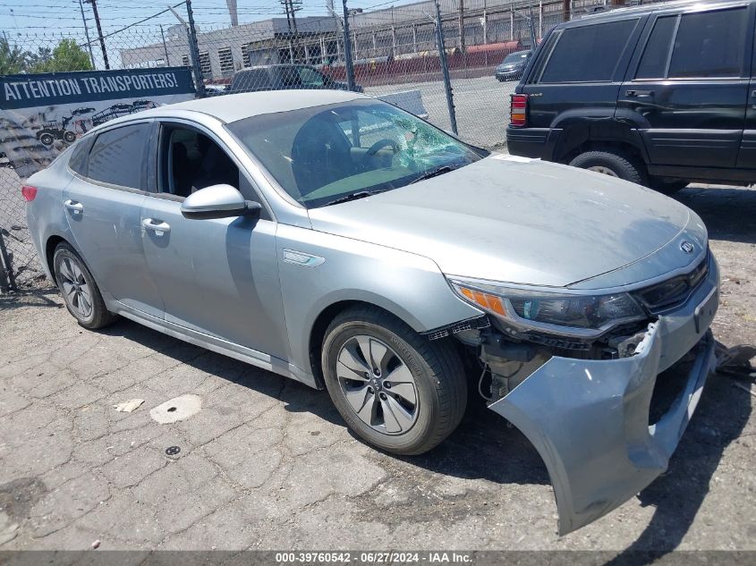 2017 KIA OPTIMA HYBRID