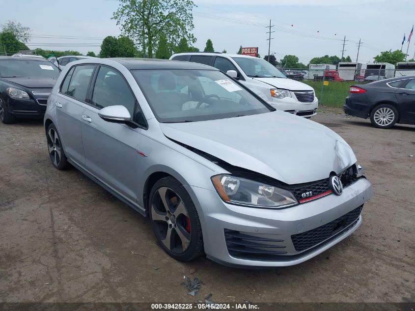 2015 VOLKSWAGEN GOLF GTI 2.0T SE 4-DOOR