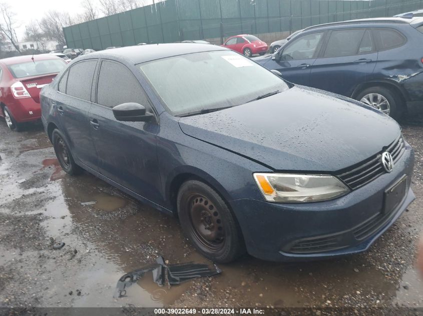 2012 VOLKSWAGEN JETTA 2.0L S