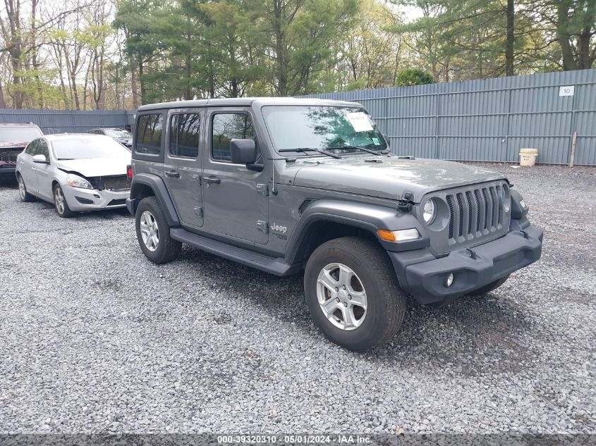 2020 JEEP WRANGLER UNLIMITED BLACK AND TAN 4X4