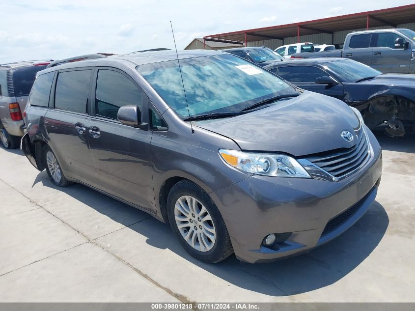 2014 TOYOTA SIENNA XLE V6 8 PASSENGER