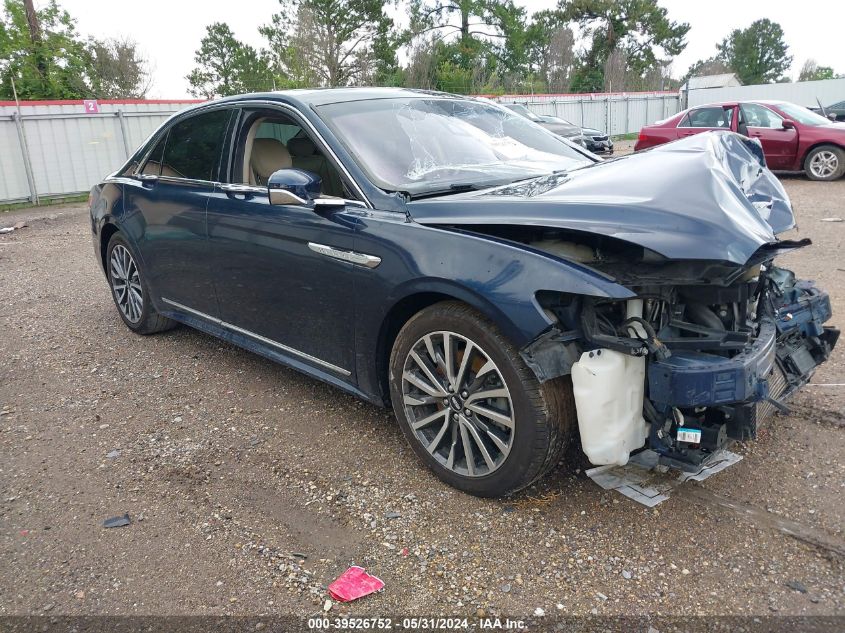 2017 LINCOLN CONTINENTAL SELECT