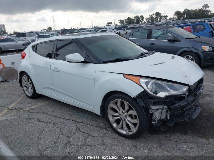 2013 HYUNDAI VELOSTER BASE W/GRAY