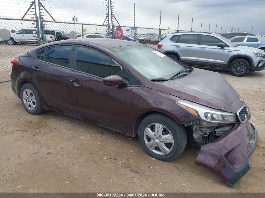 2018 KIA FORTE LX