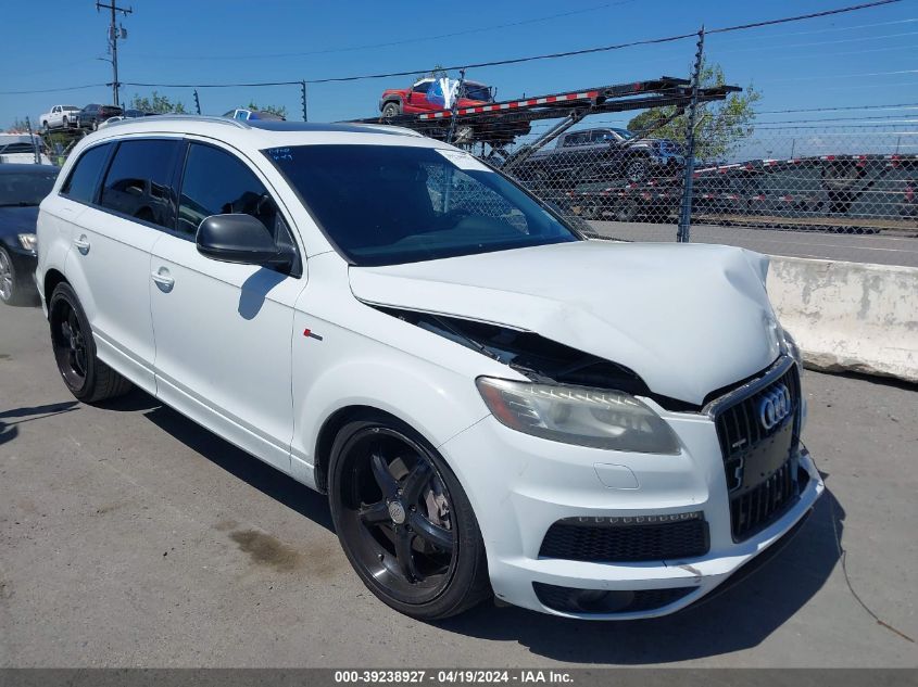 2014 AUDI Q7 3.0T S LINE PRESTIGE