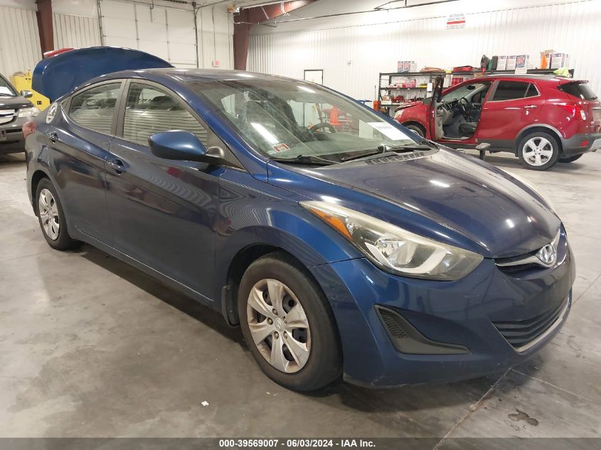 2016 HYUNDAI ELANTRA SE