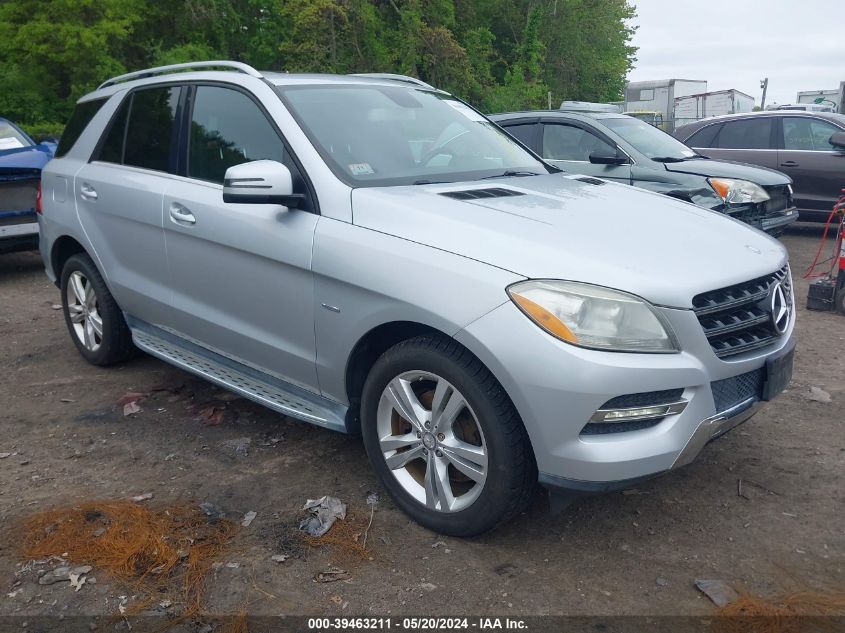 2012 MERCEDES-BENZ ML 350 4MATIC