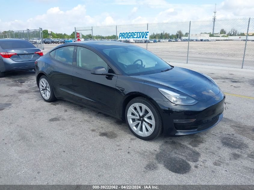 2023 TESLA MODEL 3 REAR-WHEEL DRIVE