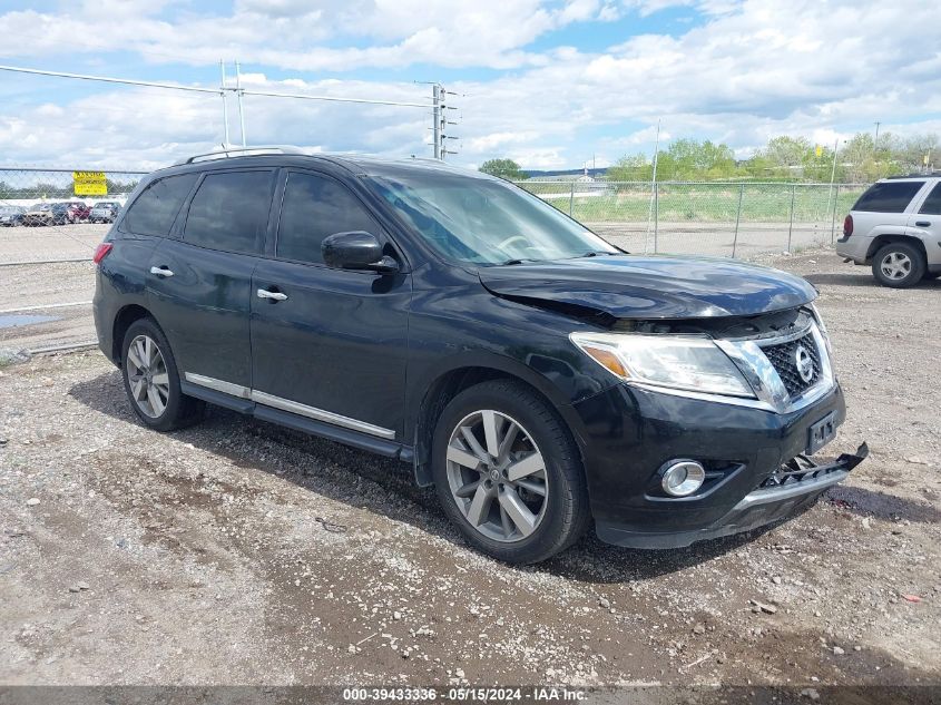 2013 NISSAN PATHFINDER PLATINUM