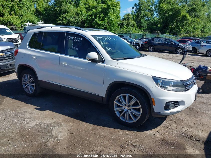 2012 VOLKSWAGEN TIGUAN SE