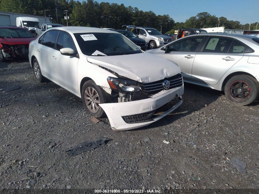 2013 VOLKSWAGEN PASSAT 2.5L S