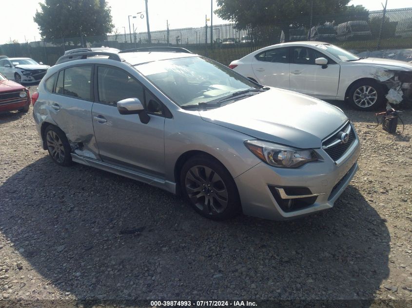 2016 SUBARU IMPREZA 2.0I SPORT PREMIUM