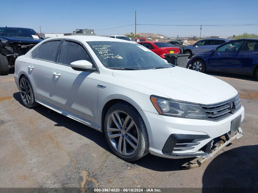 2018 VOLKSWAGEN PASSAT S/R-LINE