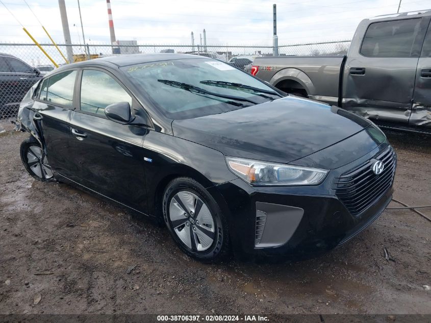 2019 HYUNDAI IONIQ HYBRID BLUE