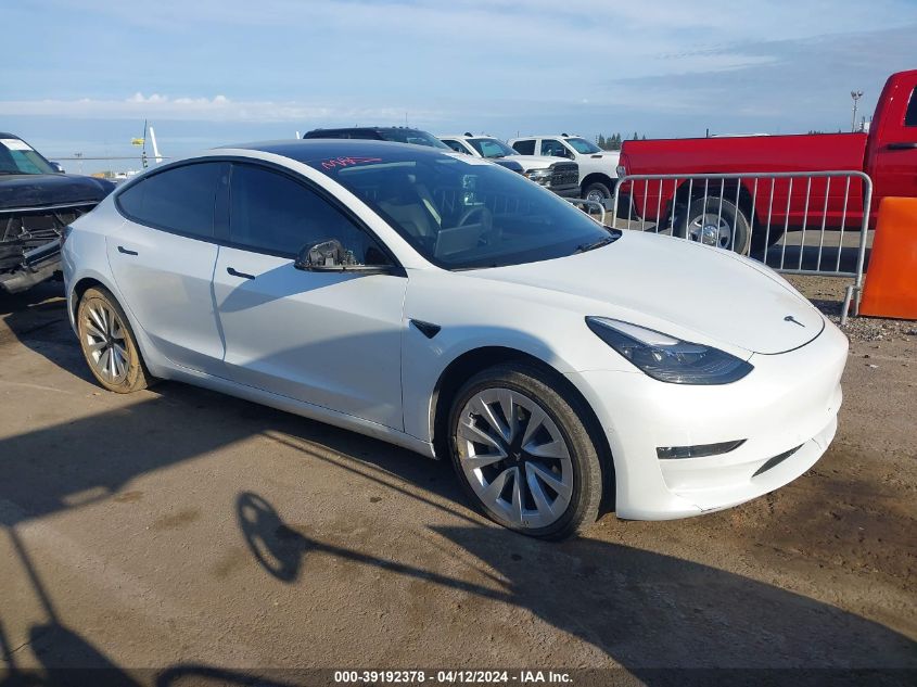 2022 TESLA MODEL 3 LONG RANGE DUAL MOTOR ALL-WHEEL DRIVE