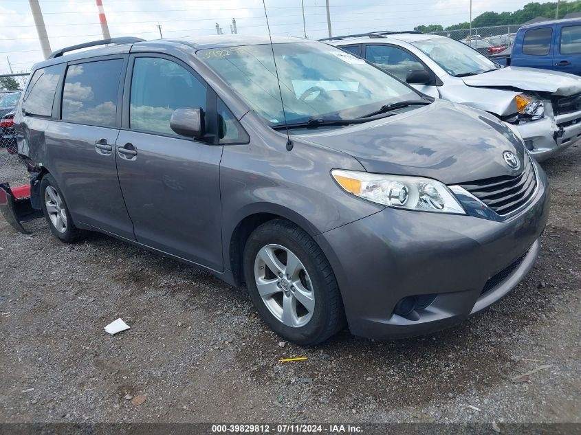 2014 TOYOTA SIENNA LE V6 8 PASSENGER