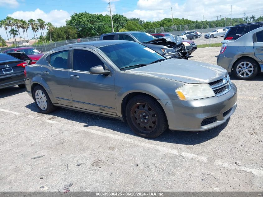 2012 DODGE AVENGER SE