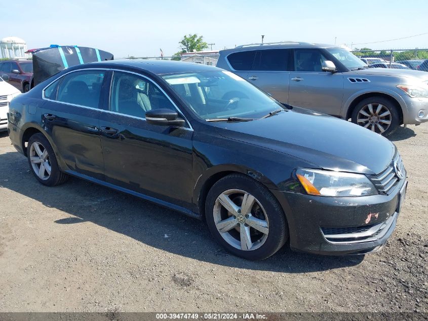 2013 VOLKSWAGEN PASSAT 2.5L SE