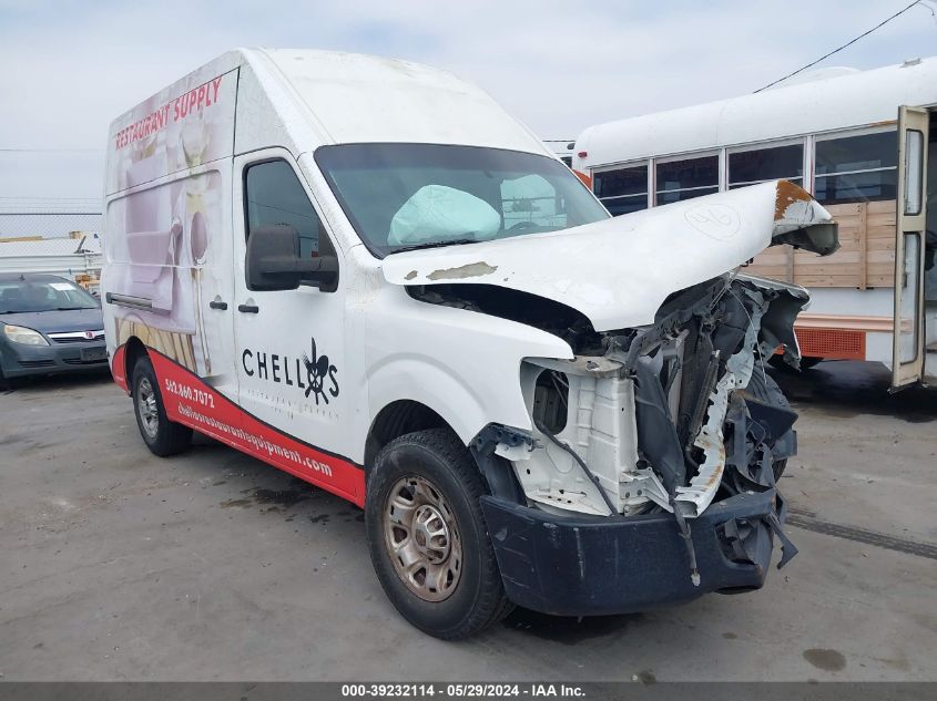 2012 NISSAN NV 2500 NV2500 HD S V6