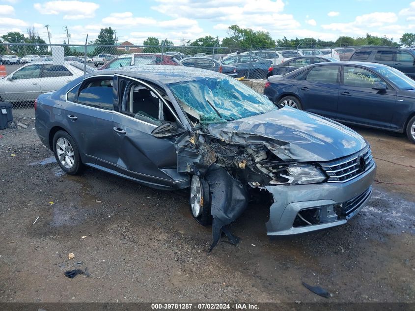 2017 VOLKSWAGEN PASSAT 1.8T S