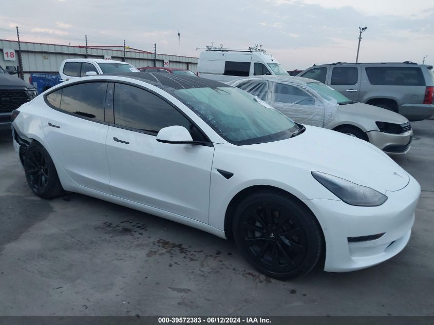 2022 TESLA MODEL 3 REAR-WHEEL DRIVE