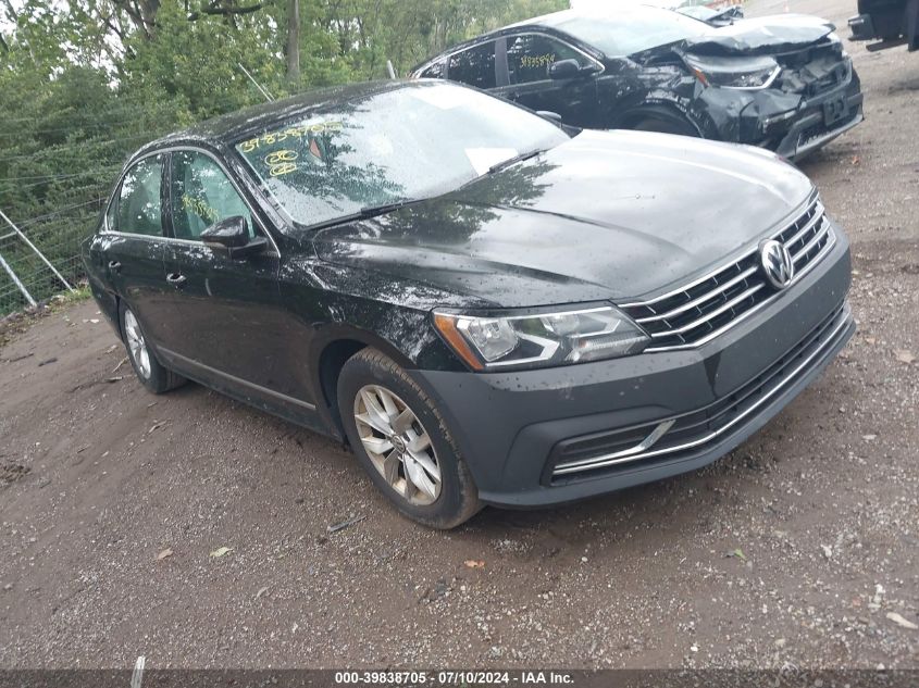 2017 VOLKSWAGEN PASSAT S