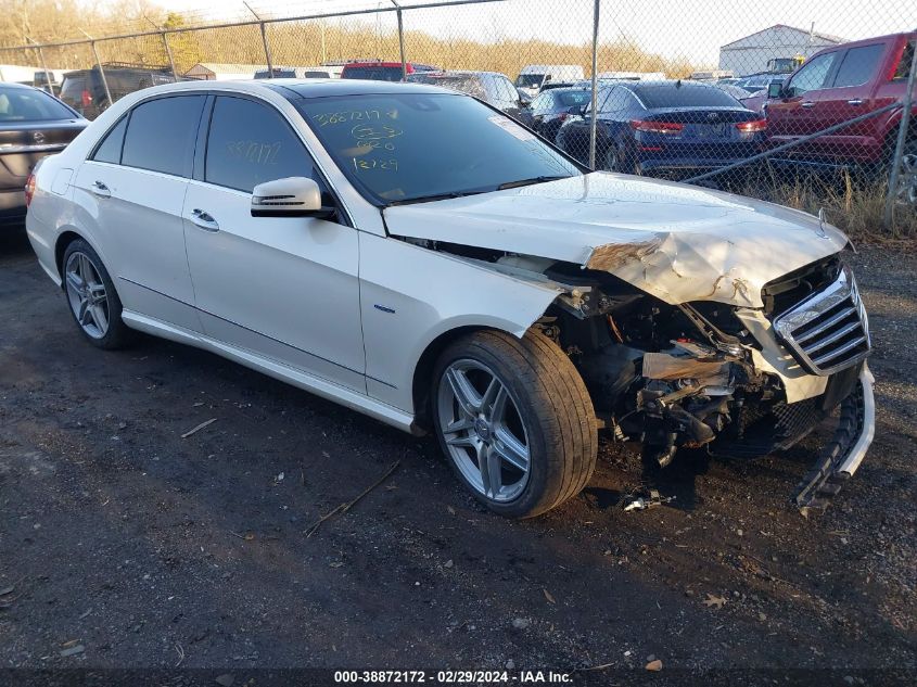 2012 MERCEDES-BENZ E 550 4MATIC