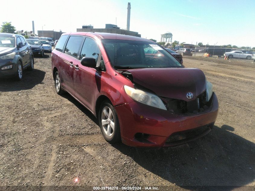 2011 TOYOTA SIENNA BASE V6